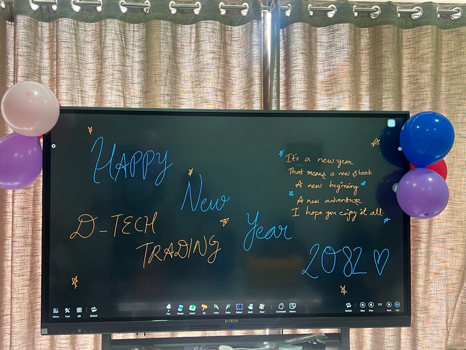 D-Tech Trading Welcomes New Year 2082 with Celebration and Appreciation!